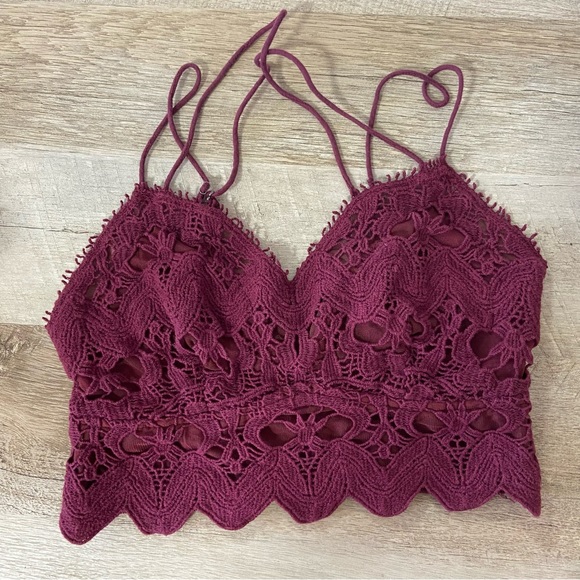 Free People Other - Free People | Wine Red Bralette